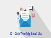 29 cách đơn giản để thu thập danh sách email khách hàng của bạn