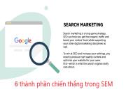 Chiến lược Search Marketing: 6 thành phần để chiến thắng trong SEO