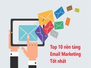 Top 13 nền tảng Phần mềm Email Marketing tốt nhất cho năm 2021